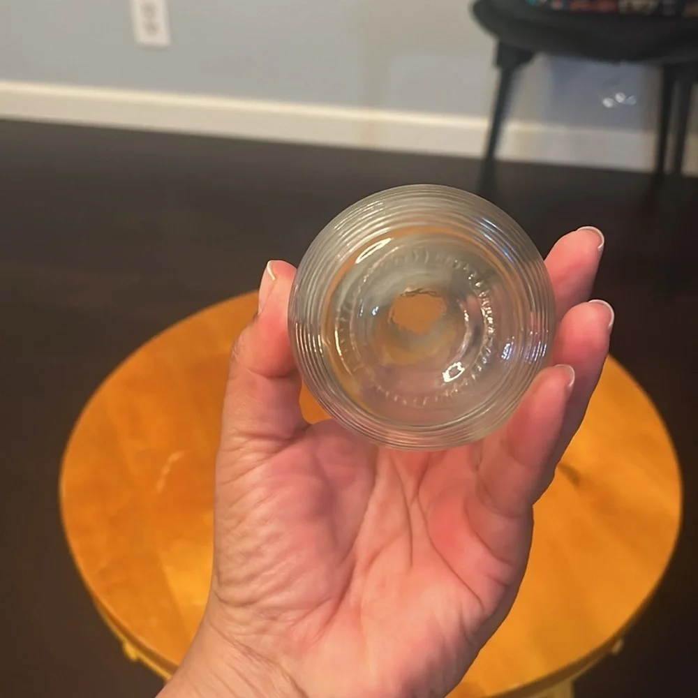 Dainty Glass Vase (14.5cm x 7cm) Elegant Clear Glass Vase